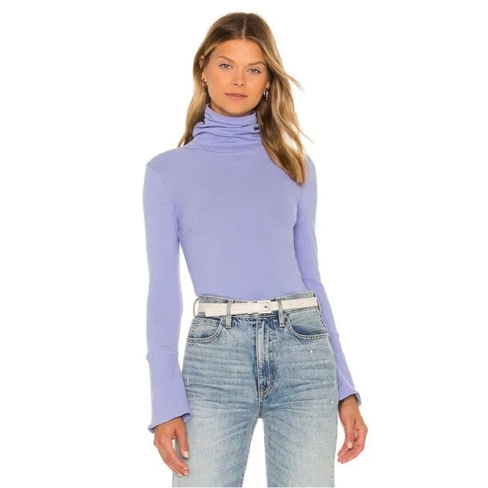 FREE PEOPLE | INTIMATELY Light Purple Sydney Turtleneck Women’s Size X-Small